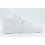 Nike Air Force 1 07 Γυναικεία Sneakers Λευκά, Ασημί