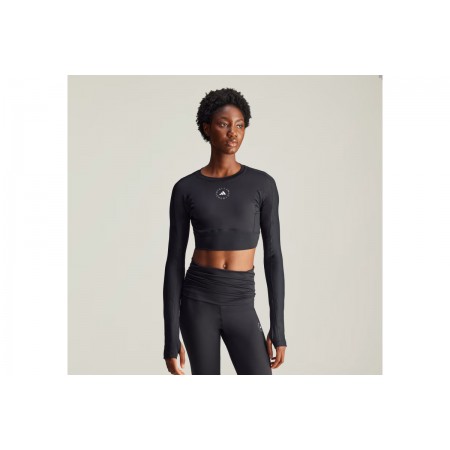 Adidas by Stella McCartney TrueStrength Yoga Μακρυμάνικο Crop Top