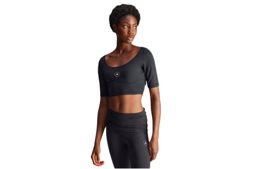 Adidas Performance By Stella Mccartney Crop Top Κοντομάνικο Γυναικείο (IX8073)