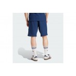 Adidas Originals Essentials Trefoil Ανδρική Αθλητική Βερμούδα Μπλε Σκούρο