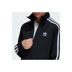 Adidas Originals Adicolor Firebird Top Ζακέτα με Λαιμόκοψη Μαύρη, Λευκή