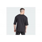 Adidas Originals Adicolor Oversize Ανδρικό Κοντομάνικο T-Shirt Μαύρο