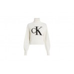 Calvin Klein Μπλούζα Πλεκτή-Πουλόβερ Γυναικείο (J20J221960 YBI)
