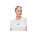 Calvin Klein Γυναικείο Κοντομάνικο T-Shirt Λευκό