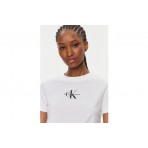 Calvin Klein Γυναικείο Κοντομάνικο T-Shirt Λευκό (J20J223113 YAF)
