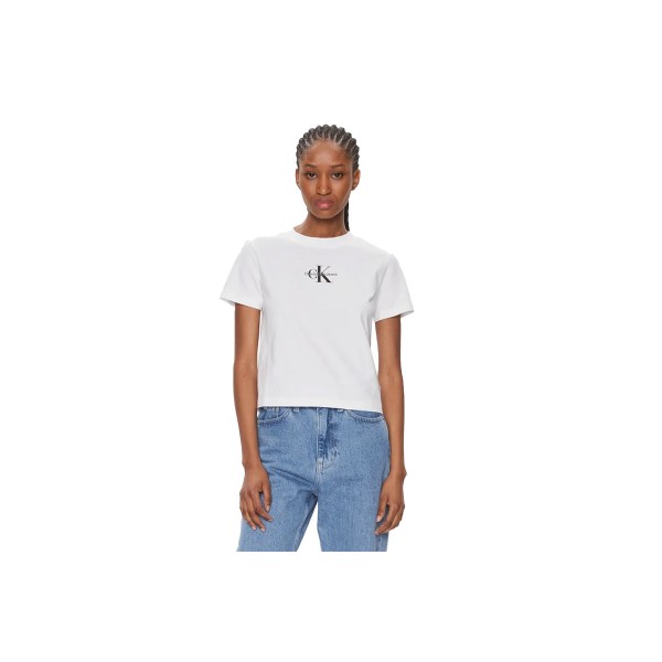 Calvin Klein Γυναικείο Κοντομάνικο T-Shirt Λευκό (J20J223113 YAF)