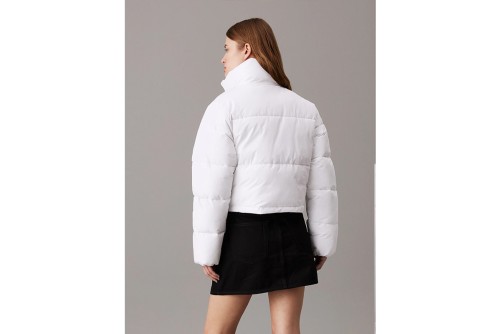 Calvin Klein Cropped Μπουφάν Puffer Γυναικείο (J20J224615 YAF)