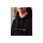 Calvin Klein Γυναικείο Μακρυμάνικο Φόρεμα Mini με Κουκούλα Μαύρο