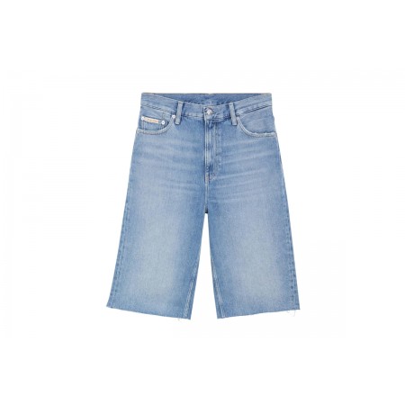 Calvin Klein Denim Βερμούδα Τζιν Γυναικεία 