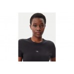 Calvin Klein Logo Γυναικείo Κοντομάνικο T-Shirt Μαύρο