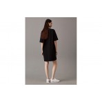 Calvin Klein Oversized T-Shirt Γυναικείο Φόρεμα Mini Μαύρο