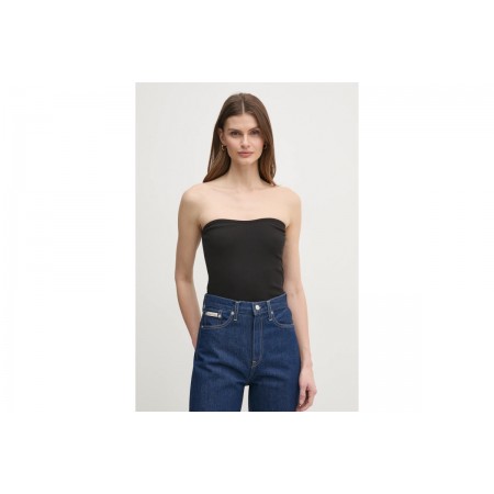 Calvin Klein Strapless Top Μπλούζα Αμάνικη Γυναικεία 