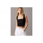 Calvin Klein Crop Top Αμάνικο Γυναικείο (J20J225347 BEH)