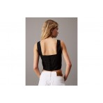 Calvin Klein Crop Top Αμάνικο Γυναικείο (J20J225347 BEH)