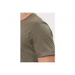 Calvin Klein Ανδρικό Κοντομάνικο T-Shirt Λαδί (J30J323482 LDY)