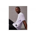 Calvin Klein Cotton Badge Ανδρικό Κοντομάνικο T-Shirt Λιλά