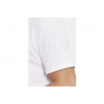 Calvin Klein Cotton Badge Ανδρικό Κοντομάνικο T-Shirt Λευκό