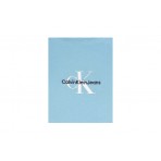 Calvin Klein Ανδρική Κοντομάνικη Μπλούζα Γαλάζια