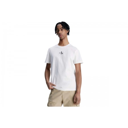 Calvin Klein Ανδρικό Κοντομάνικο T-Shirt Λευκό (J30J323483 YAF)