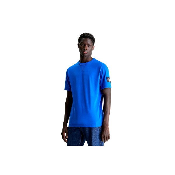 Calvin Klein Ανδρικό Κοντομάνικο T-Shirt Μπλε (J30J323484 C6X)