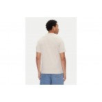 Calvin Klein Ανδρικό Κοντομάνικο T-Shirt Μπεζ