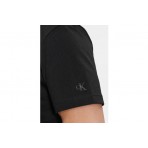 Calvin Klein Ανδρικό Κοντομάνικο T-Shirt Μαύρο (J30J324671 BEH)