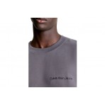 Calvin Klein Ανδρικό Κοντομάνικο T-Shirt Γκρι Σκούρο (J30J324671 PSM)