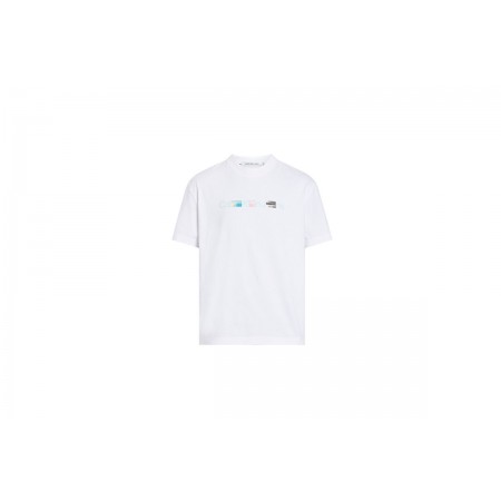 Calvin Klein Ανδρικό Κοντομάνικο T-Shirt Λευκό (J30J325195 YAF)
