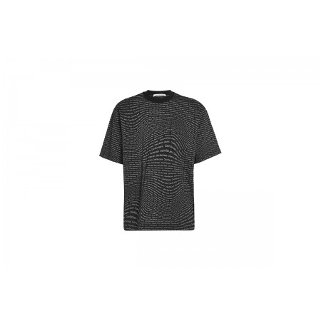 Calvin Klein Ανδρικό Κοντομάνικο T-Shirt Μαύρο & Λευκό