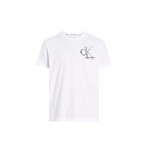 Calvin Klein Ανδρικό Κοντομάνικο T-Shirt Λευκό