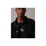 Calvin Klein Monogram Ανδρικό Κοντομάνικο T-Shirt Μαύρο