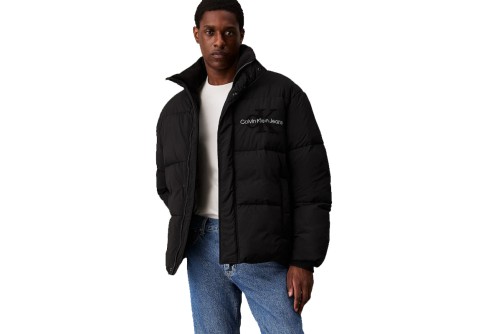 Calvin Klein Oversized Chenille Μπουφάν Puffer Ανδρικό (J30J326101 BEH)