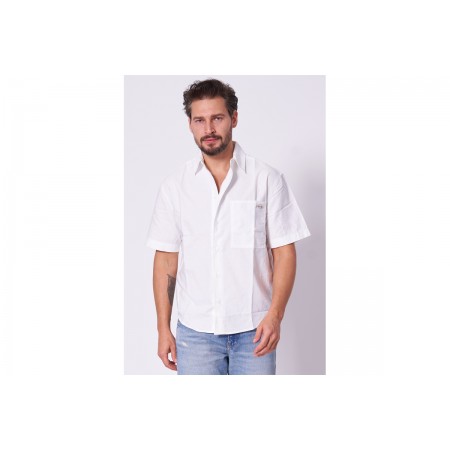 Calvin Klein Oxford Πουκάμισο Κοντομάνικο Ανδρικό 