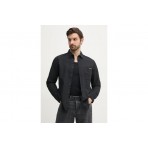 Calvin Klein Linen Cotton Ανδρικό Μακρυμάνικο Πουκάμισο Μαύρο