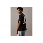Calvin Klein Back Logo Ανδρικό Κοντομάνικο T-Shirt Μαύρο