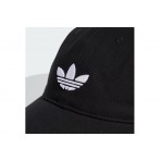 Adidas Originals Adicolor Classic Baseball Καπέλο Strapback Μαύρο