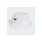 Adidas Originals Adicolor Trefoil Bucket Καπέλο Λευκό