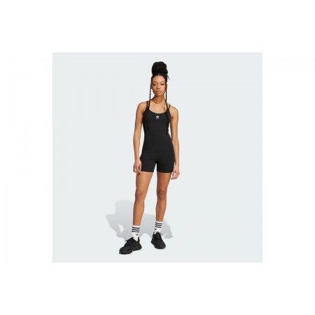 Adidas Originals Essentials Rib Γυναικείο Ολόσωμο Σορτς Μαύρο