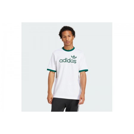 Adidas Originals Simple Ανδρικό Κοντομάνικο T-Shirt Λευκό, Πράσινο