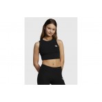 Adidas Originals Rib Tank Γυναικεία Αμάνικη Cropped Μπλούζα Μαύρη
