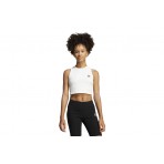 Adidas Originals Rib Παιδική Αμάνικη Crop Top Μπλούζα Λευκή