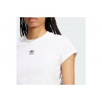 Adidas Originals Essentials Slim Γυναικείο Κοντομάνικο T-Shirt Λευκό