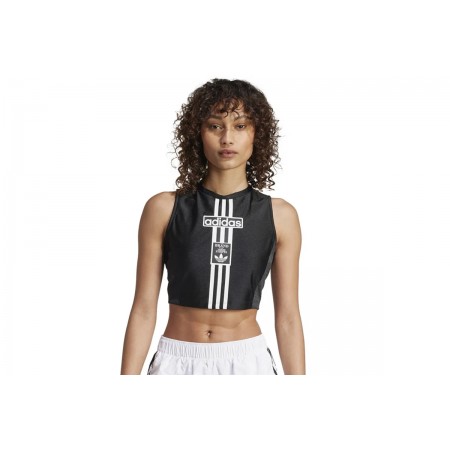 Adidas Originals 3 Stripes Crop Top Αμάνικο Γυναικείο 