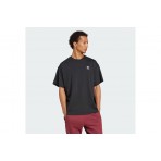 Adidas Originals Trefoil Essentials Ανδρικό Κοντομάνικο T-Shirt Μαύρο
