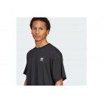 Adidas Originals Trefoil Essentials Ανδρικό Κοντομάνικο T-Shirt Μαύρο