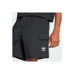 Adidas Originals Trefoil Essentials Αθλητική Βερμούδα Cargo Μαύρη