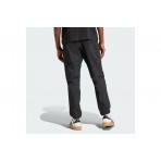 Adidas Originals Trefoil Essentials Cargo Παντελόνι Φόρμας Μαύρο
