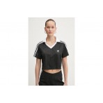 Adidas Originals Adicolor Football Κοντομάνικη Polo Μπλούζα Μαύρη