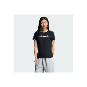 Adidas Originals Linear Logo 3-Stripes T-Shirt Γυναικείο (JD2724)