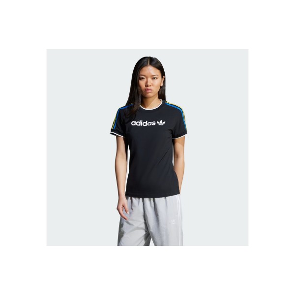 Adidas Originals Linear Logo 3-Stripes T-Shirt Γυναικείο (JD2724)